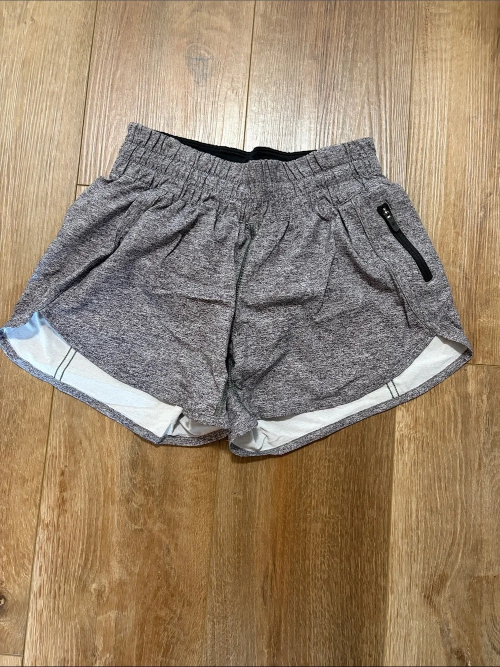 lululemon athletica Gray Heather Athletic Shorts - Picture 2 of 3